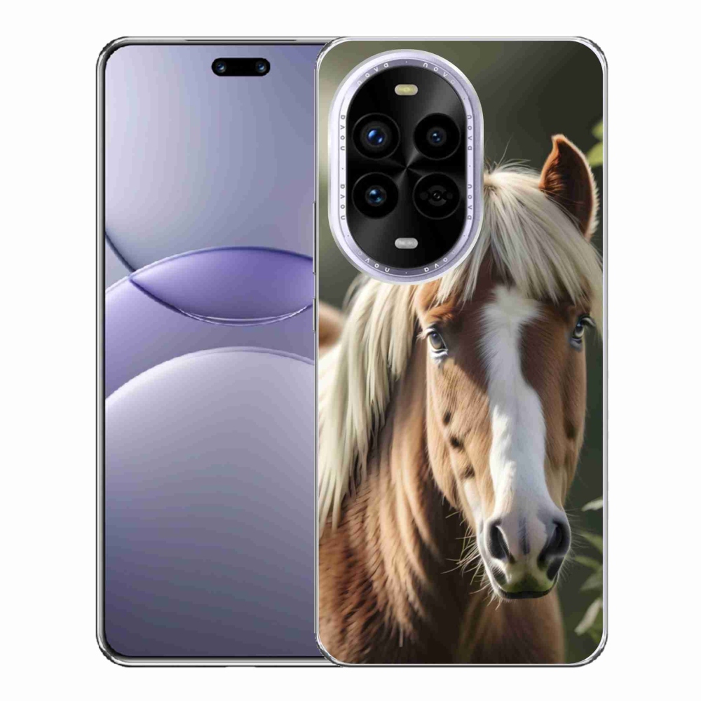Gélový kryt mmCase na Huawei Nova 13 Pro 5G - kôň so svetlou hrivou