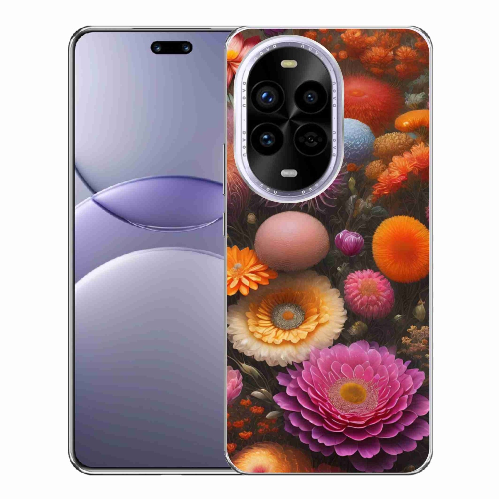 Gélový kryt mmCase na Huawei Nova 13 Pro 5G - kvetinová kompozícia