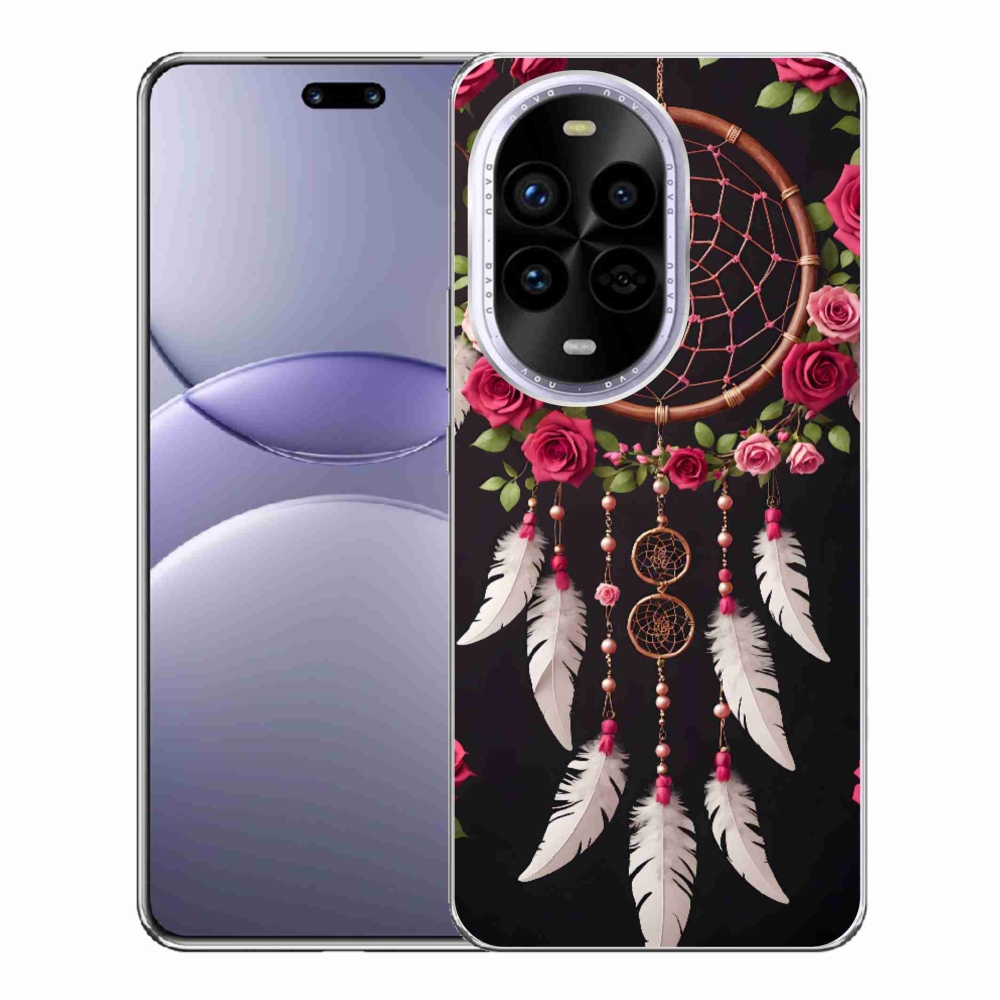 Gélový kryt mmCase na Huawei Nova 13 Pro 5G - lapač snov s ružami