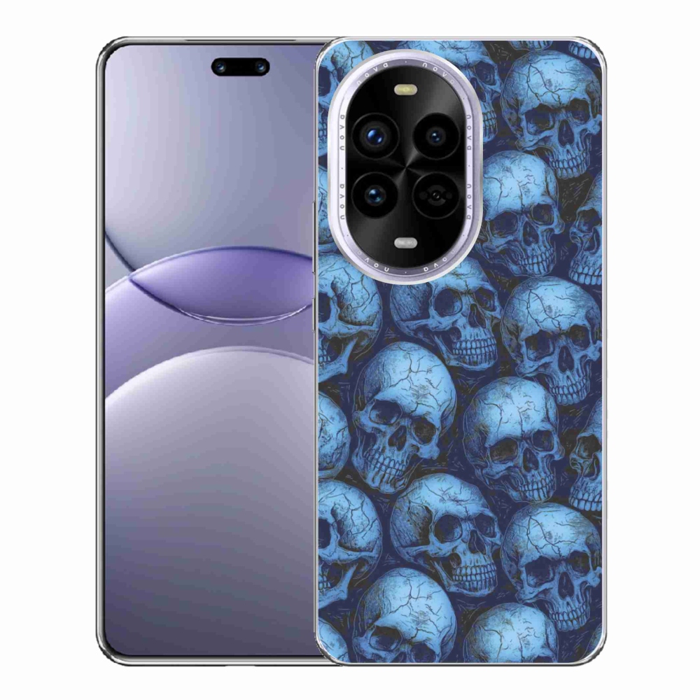 Gélový kryt mmCase na Huawei Nova 13 Pro 5G - lebky