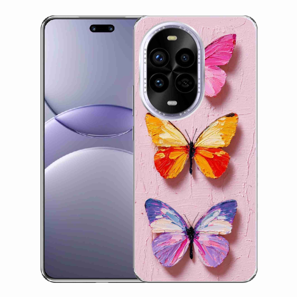 Gélový kryt mmCase na Huawei Nova 13 Pro 5G - motýlia trojica