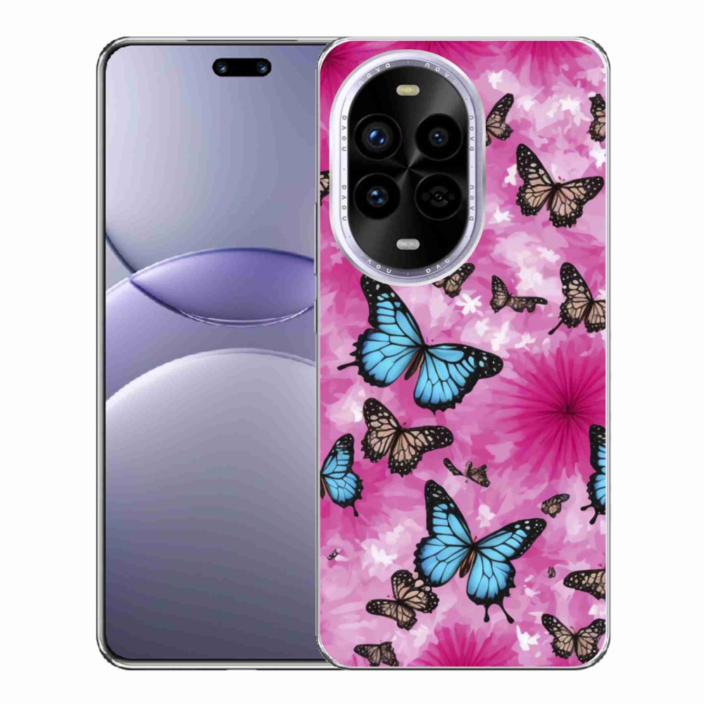 Gélový kryt mmCase na Huawei Nova 13 Pro 5G - motýlia záhrada