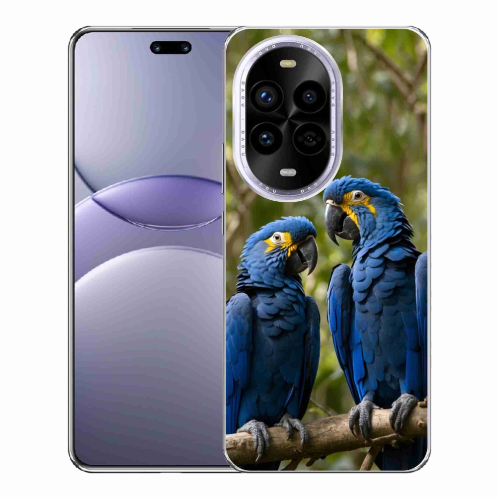 Gélový kryt mmCase na Huawei Nova 13 Pro 5G - papagájové duo