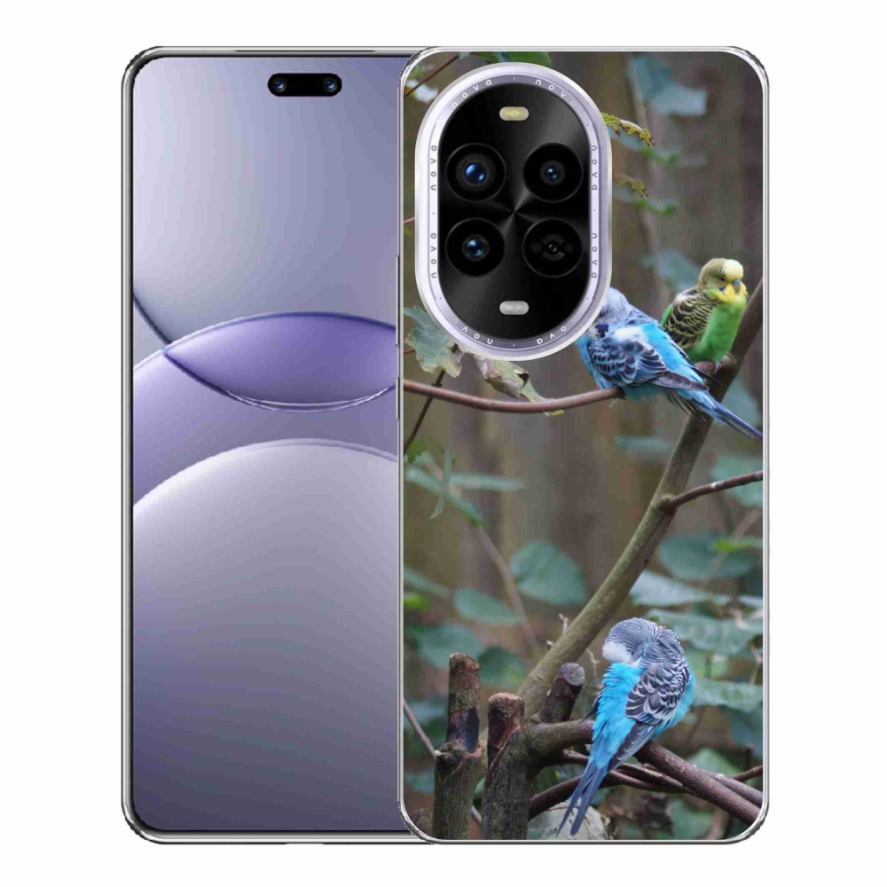 Gélový kryt mmCase na Huawei Nova 13 Pro 5G - papagáje na vetve