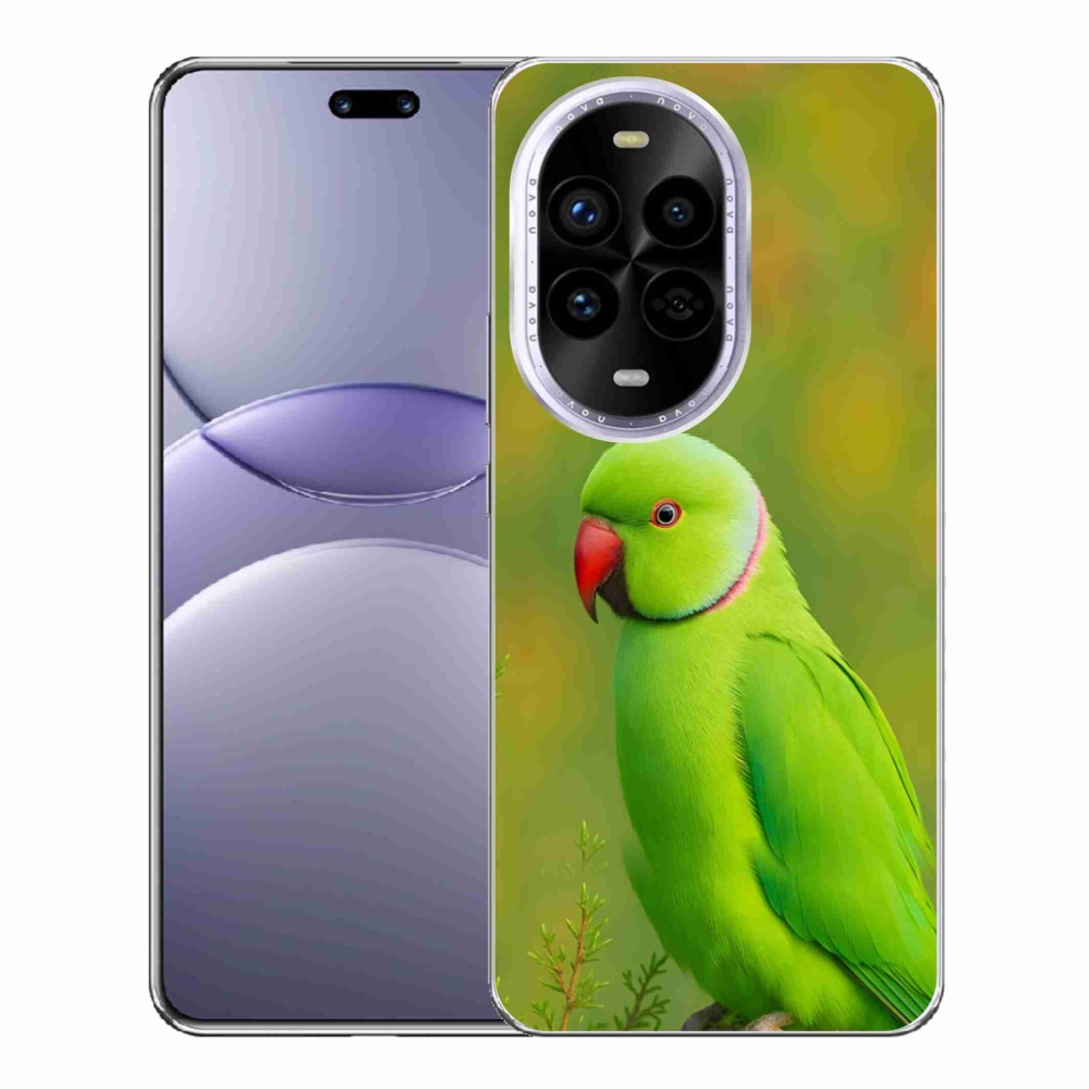 Gélový kryt mmCase na Huawei Nova 13 Pro 5G - papagáj alexander 2