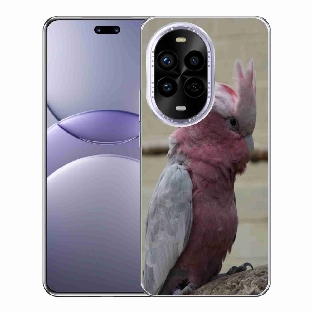 Gélový kryt mmCase na Huawei Nova 13 Pro 5G - papagáj kakadu ružový