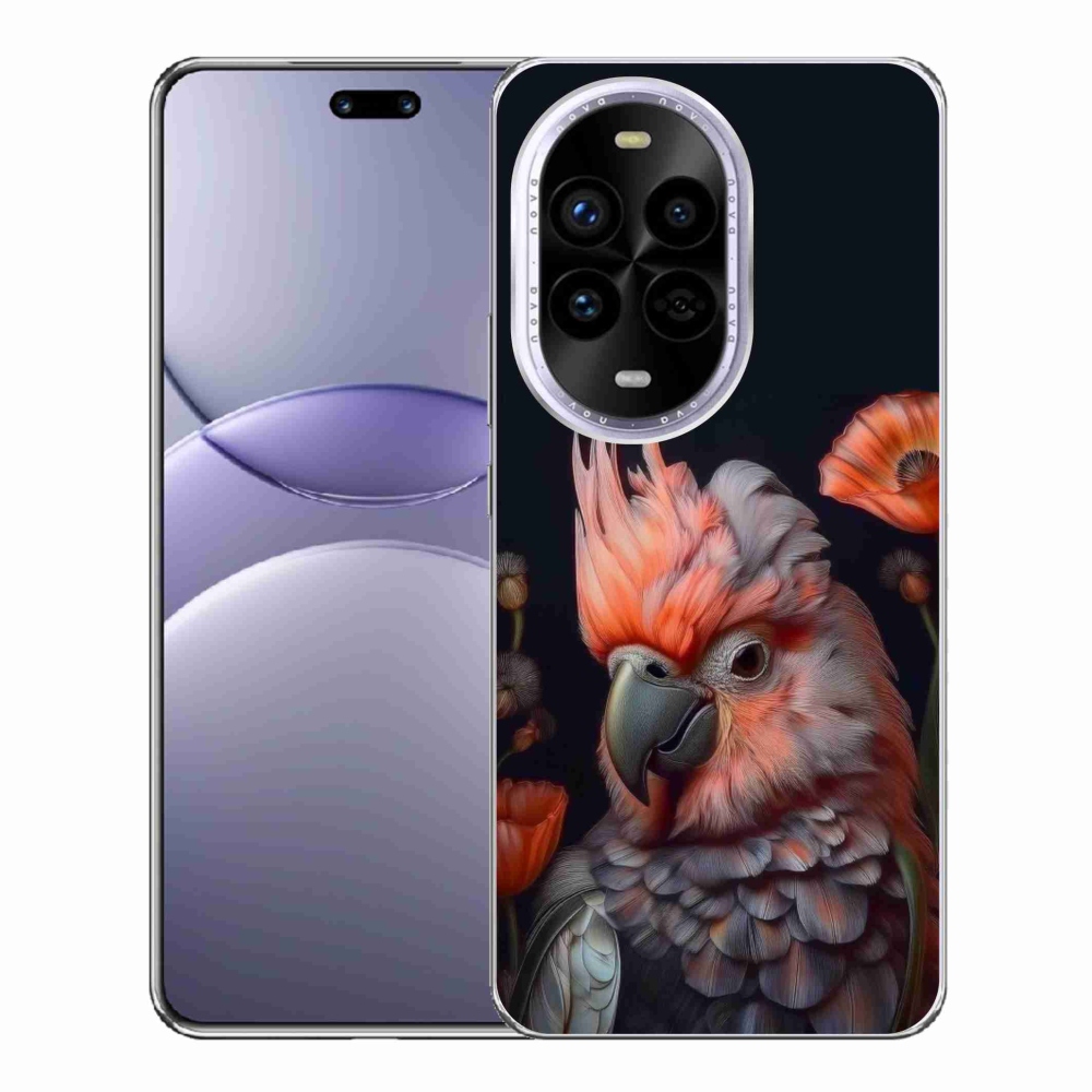 Gélový kryt mmCase na Huawei Nova 13 Pro 5G - papagáj kakadu vo farbách