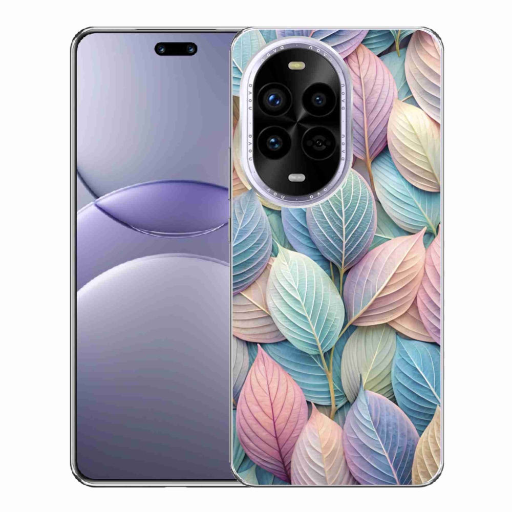 Gélový kryt mmCase na Huawei Nova 13 Pro 5G - pastelové listy