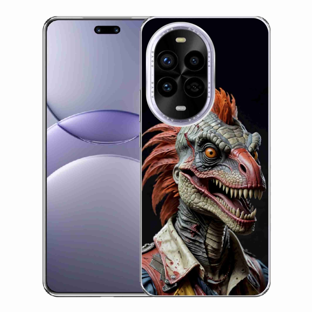 Gélový kryt mmCase na Huawei Nova 13 Pro 5G - punk dinosaurus