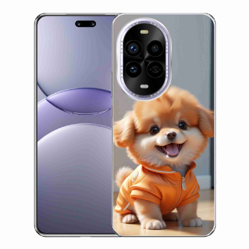 Gélový kryt mmCase na Huawei Nova 13 Pro 5G - roztomilý pomeranian v mikine