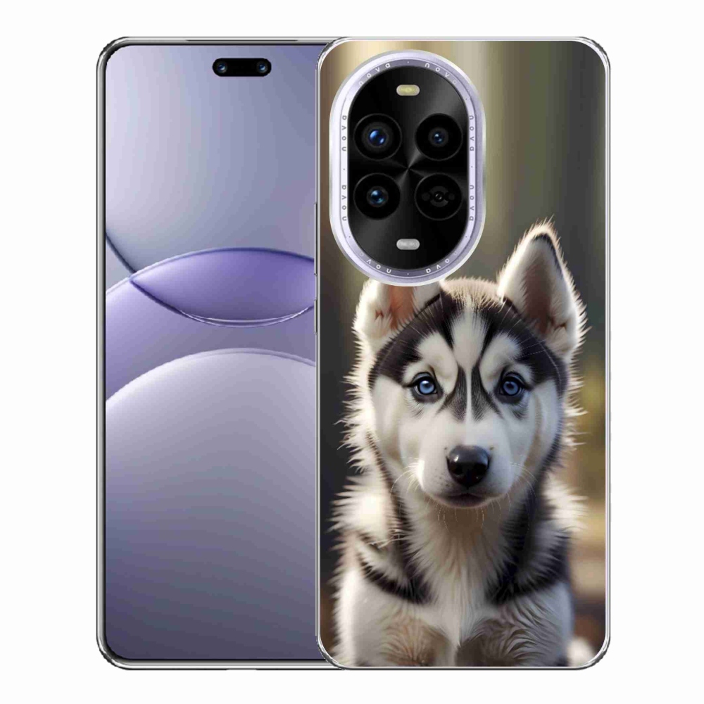 Gélový kryt mmCase na Huawei Nova 13 Pro 5G - roztomilý sibírsky husky
