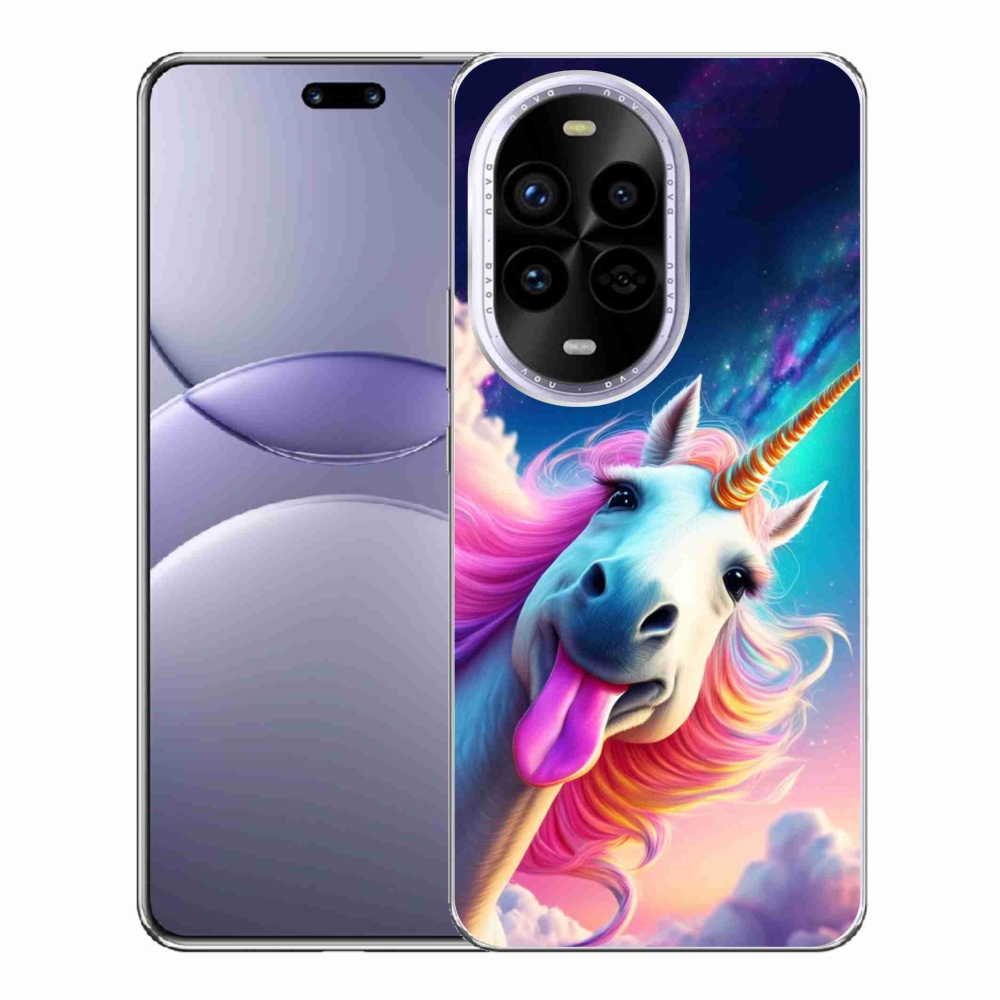 Gélový kryt mmCase na Huawei Nova 13 Pro 5G - šialený jednorožec