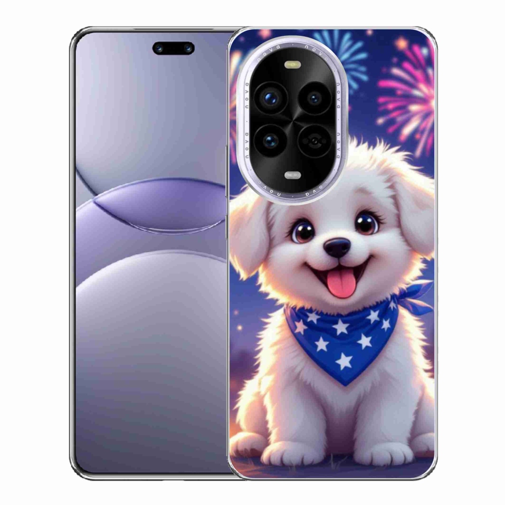 Gélový kryt mmCase na Huawei Nova 13 Pro 5G - slávnostné šteňa