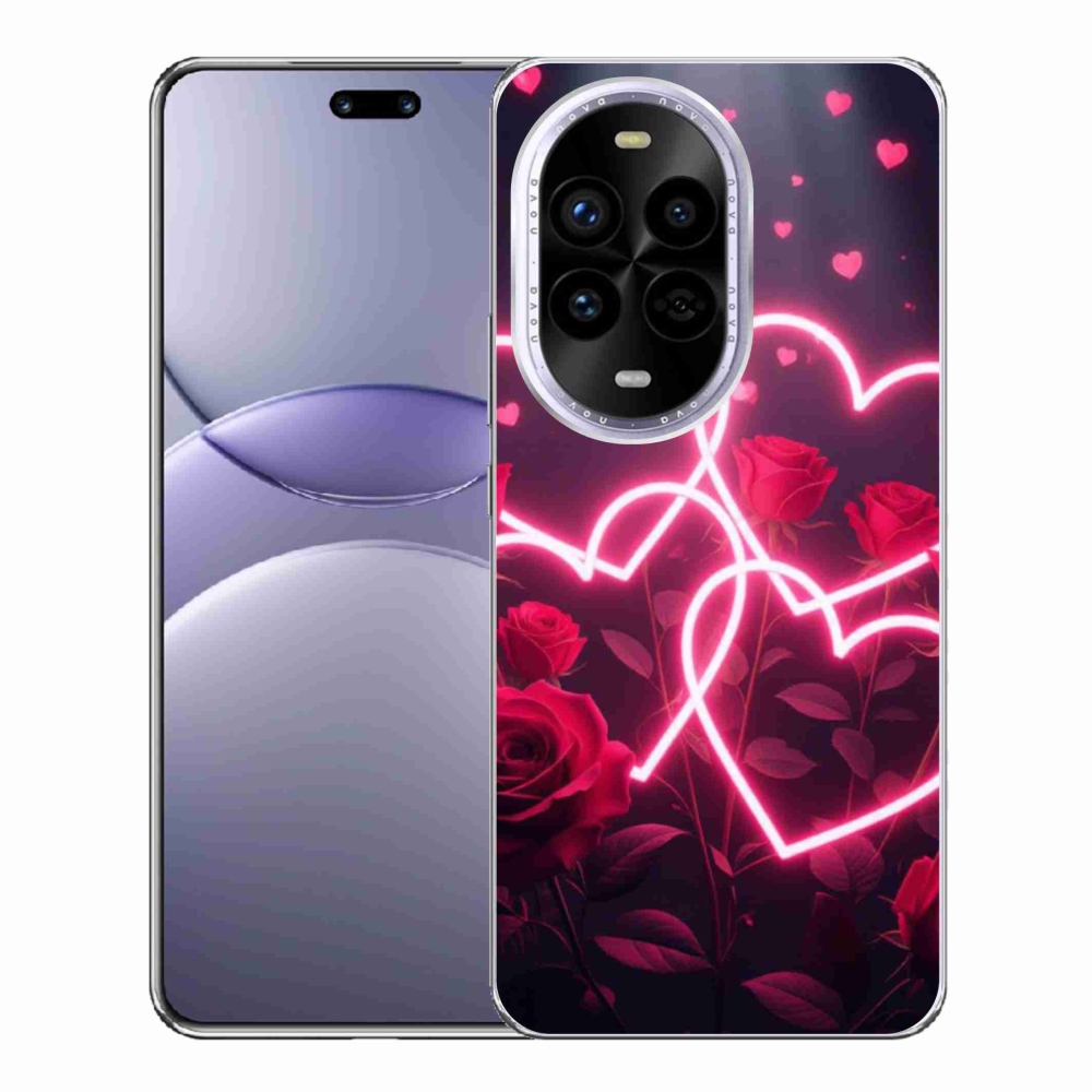 Gélový kryt mmCase na Huawei Nova 13 Pro 5G - srdce lásky