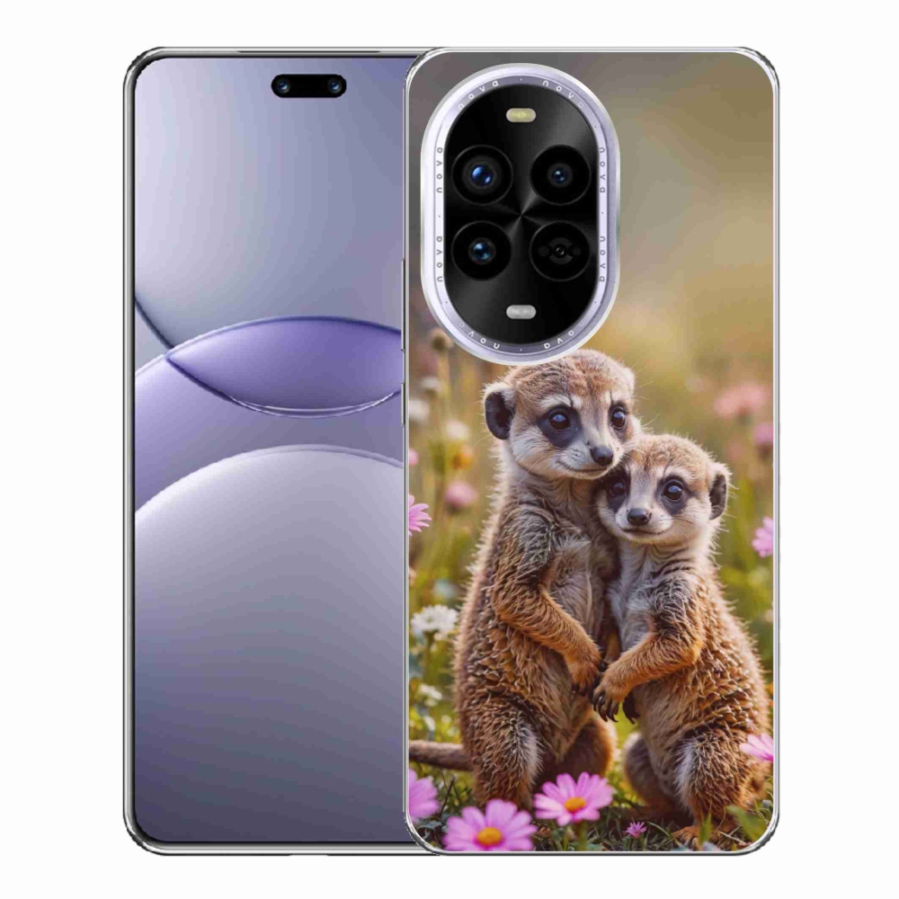 Gélový kryt mmCase na Huawei Nova 13 Pro 5G - surikatí duo