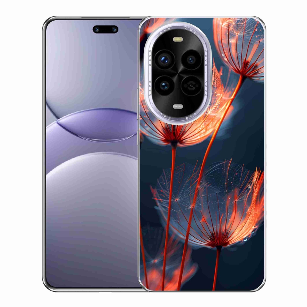 Gélový kryt mmCase na Huawei Nova 13 Pro 5G - svetielkujúce páperie