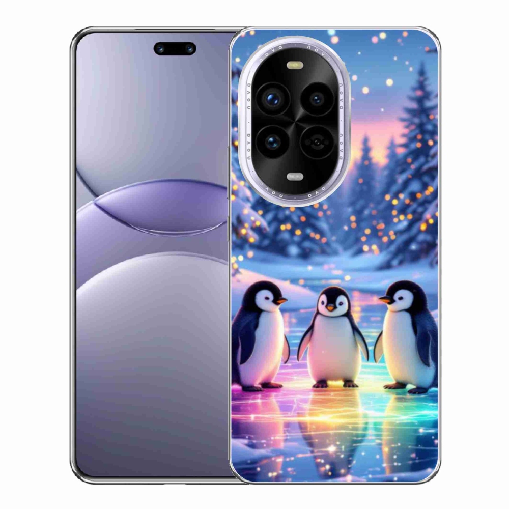 Gélový kryt mmCase na Huawei Nova 13 Pro 5G - tučniaky