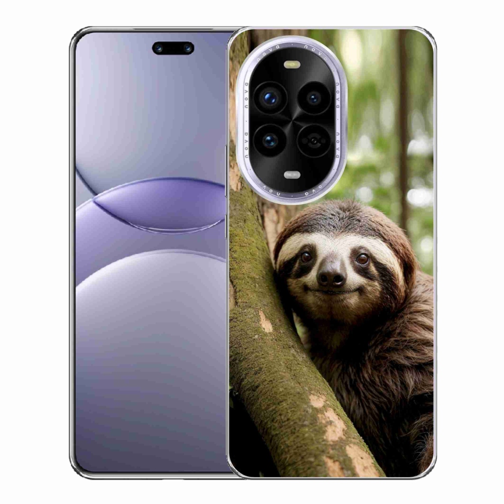 Gélový kryt mmCase na Huawei Nova 13 Pro 5G - usmievavý leňochod