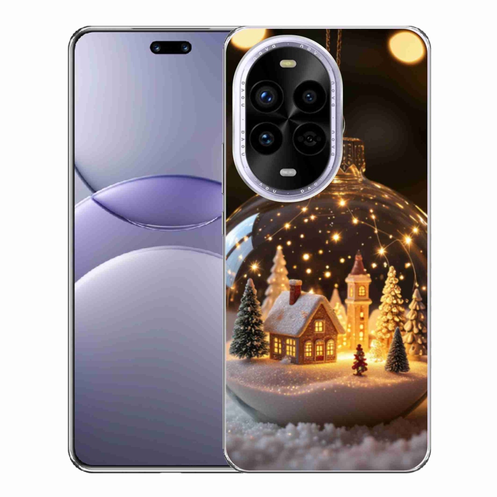 Gélový kryt mmCase na Huawei Nova 13 Pro 5G - vianočné gule 3