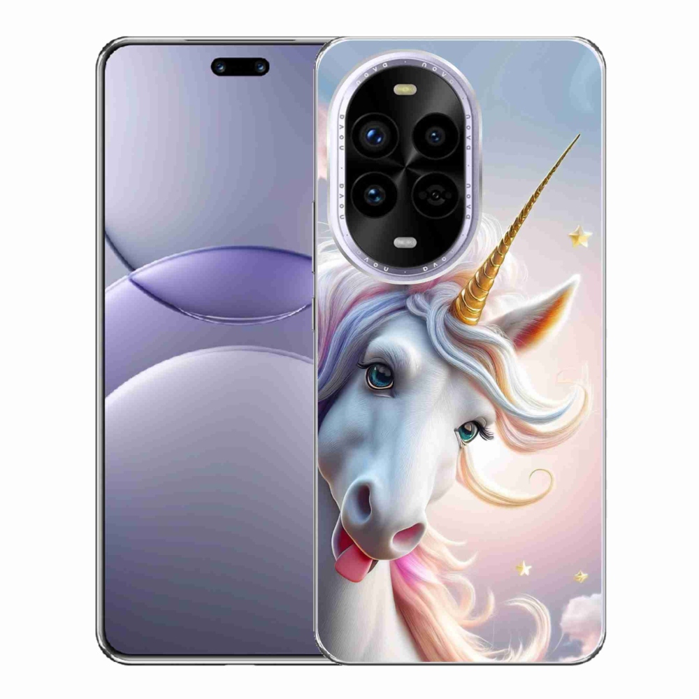 Gélový kryt mmCase na Huawei Nova 13 Pro 5G - veselý jednorožec