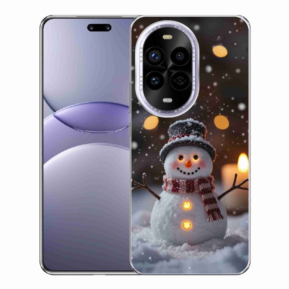 Gélový kryt mmCase na Huawei Nova 13 Pro 5G - veselý snehuliak