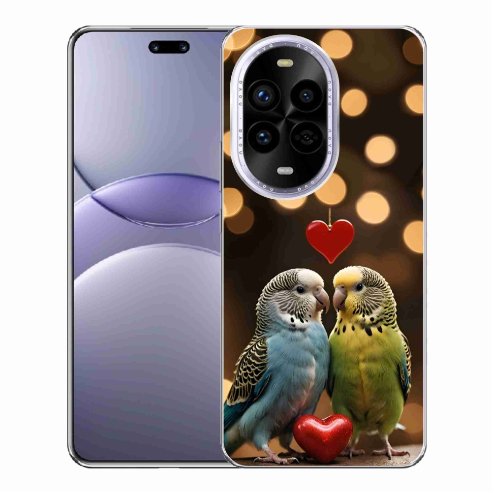Gélový kryt mmCase na Huawei Nova 13 Pro 5G - zamilovaní papagáje
