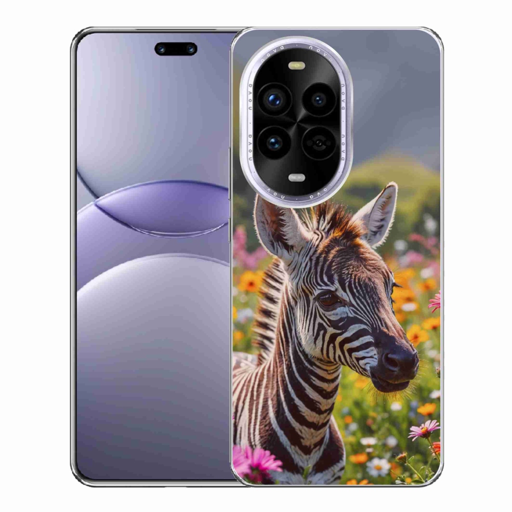 Gélový kryt mmCase na Huawei Nova 13 Pro 5G - zebra na lúke
