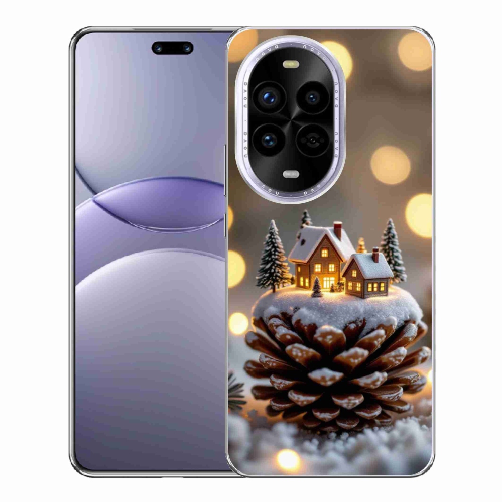 Gélový kryt mmCase na Huawei Nova 13 Pro 5G - zimná dedinka