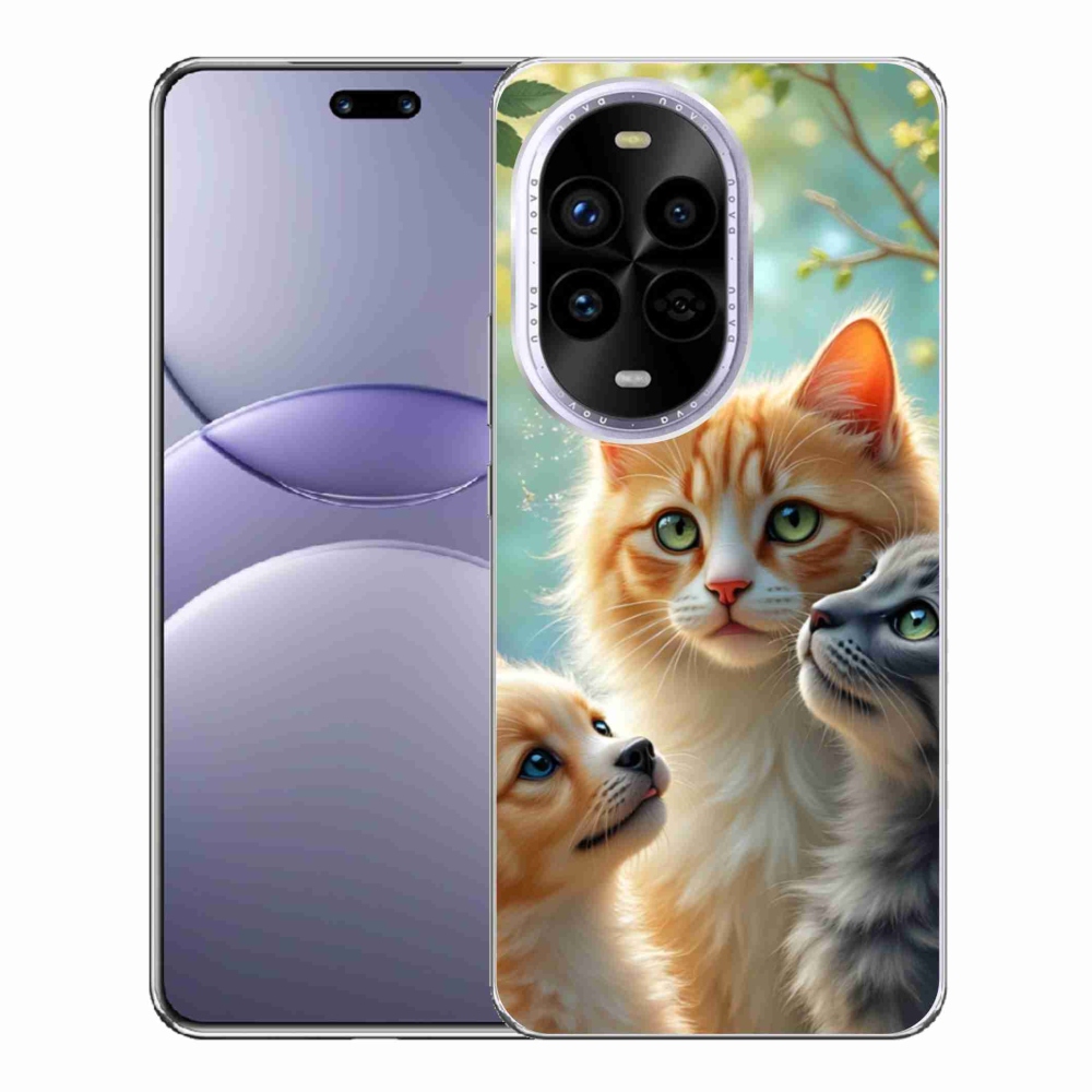 Gélový kryt mmCase na Huawei Nova 13 Pro 5G - zvieracie priateľstvo 2