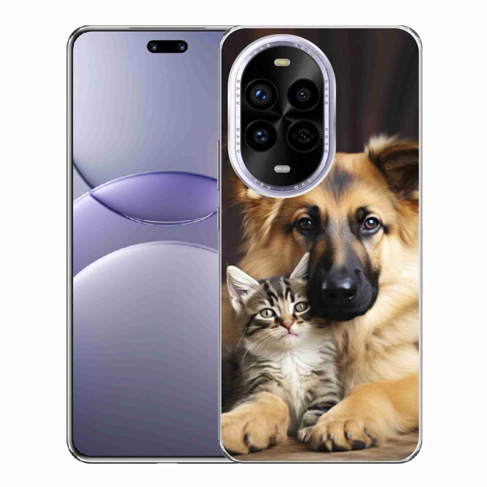 Gélový kryt mmCase na Huawei Nova 13 Pro 5G - zvieracie priateľstvo