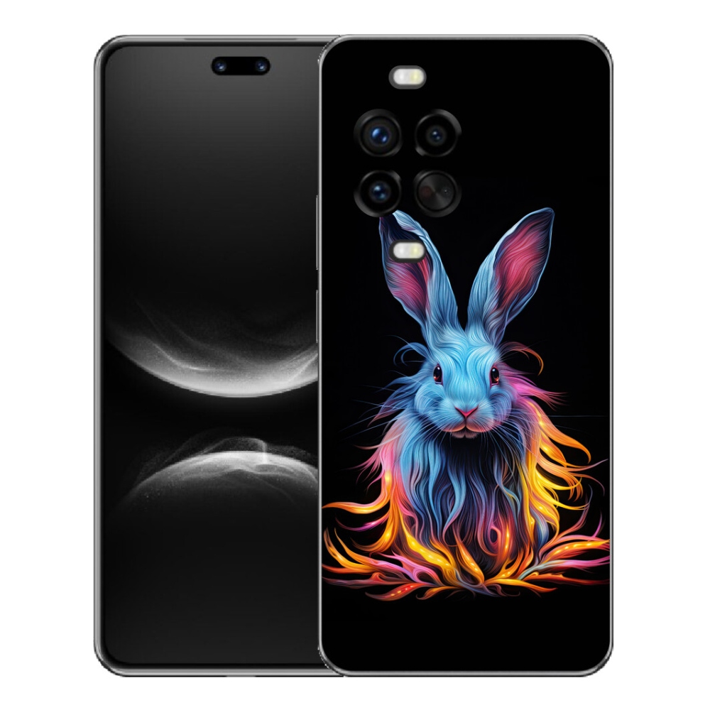 Gélový kryt mmCase na Huawei Nova 14 Pro - abstraktný zajac
