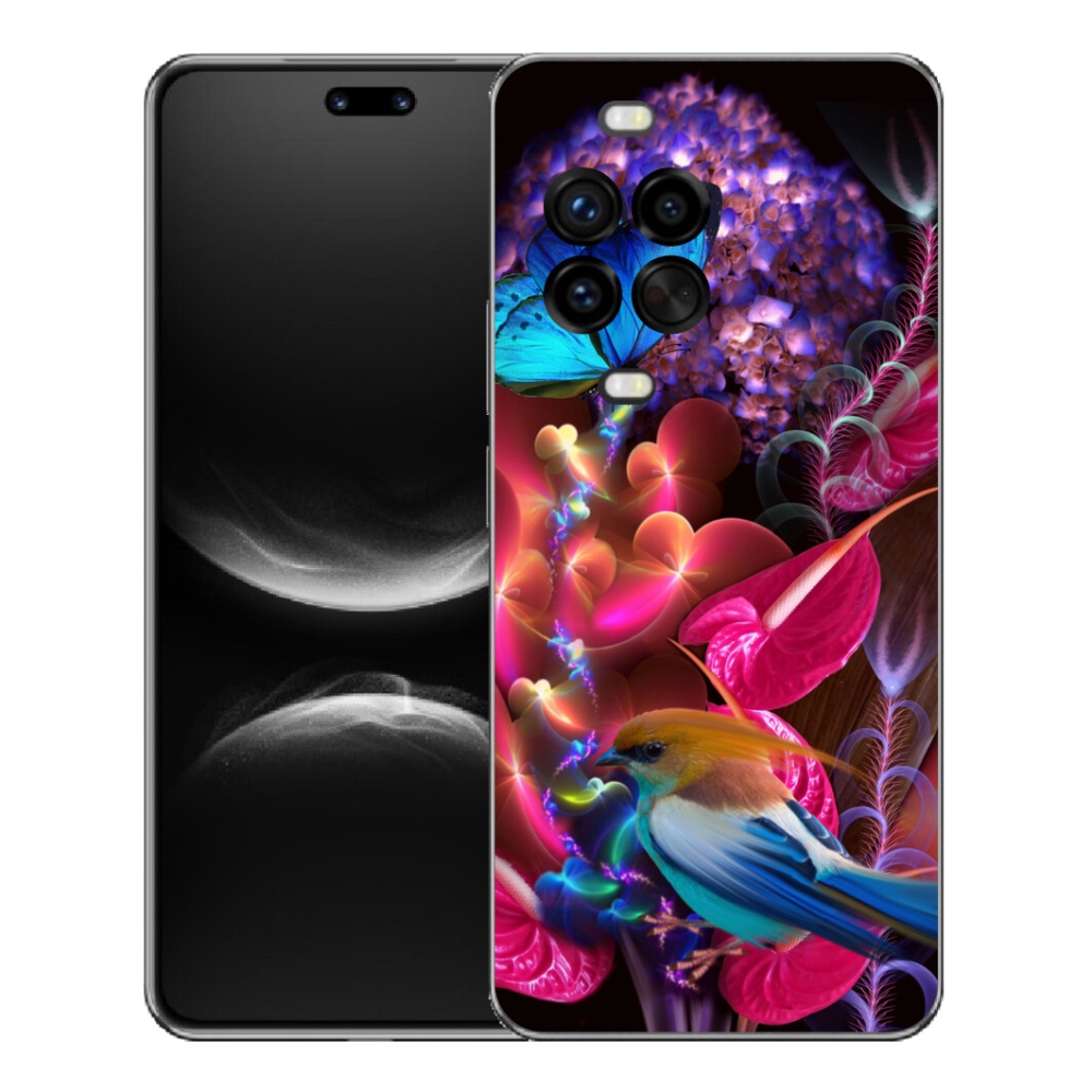 Gélový kryt mmCase na Huawei Nova 14 Pro - farebné kvety