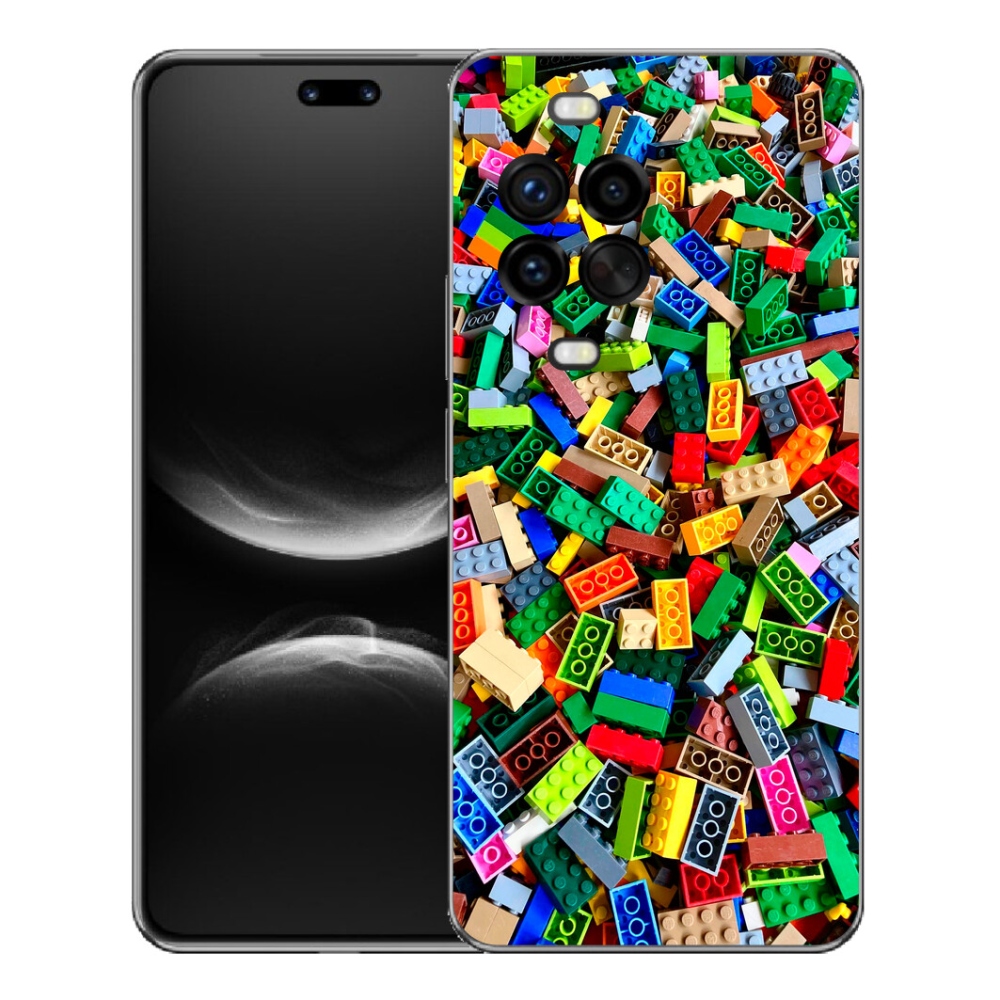 Gélový kryt mmCase na Huawei Nova 14 Pro - farebné stavebné kocky