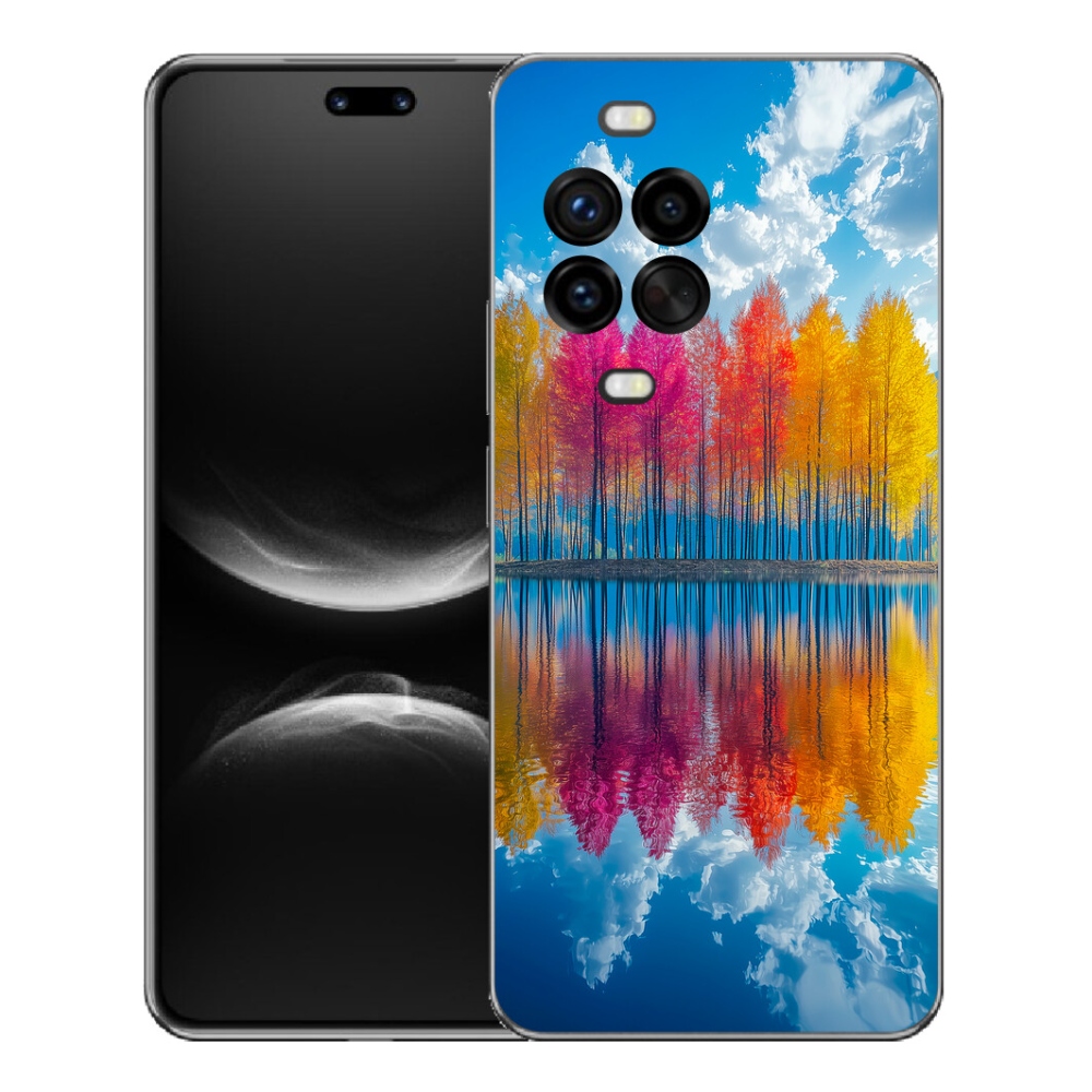 Gélový kryt mmCase na Huawei Nova 14 Pro - farebné stromy