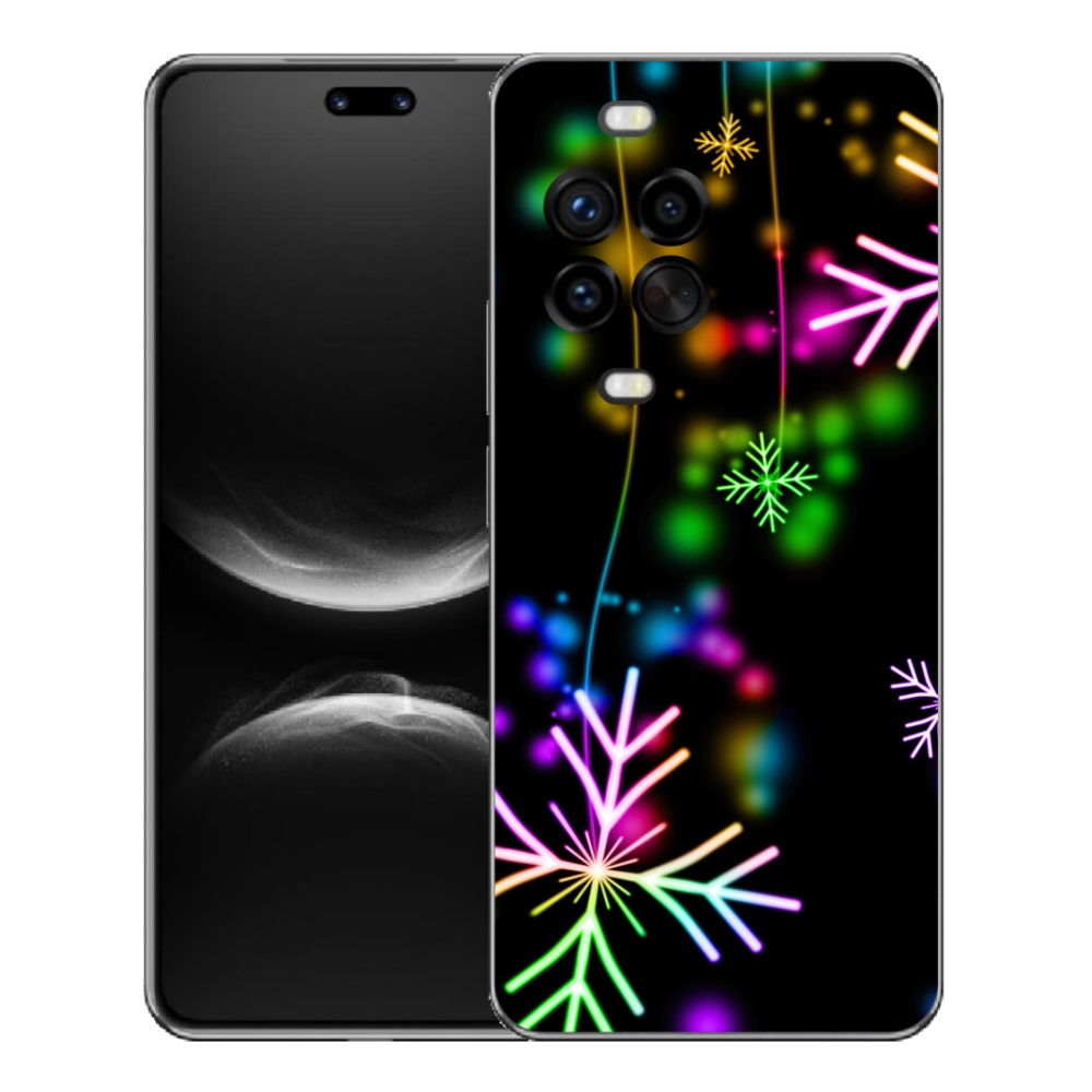 Gélový kryt mmCase na Huawei Nova 14 Pro - farebné vločky