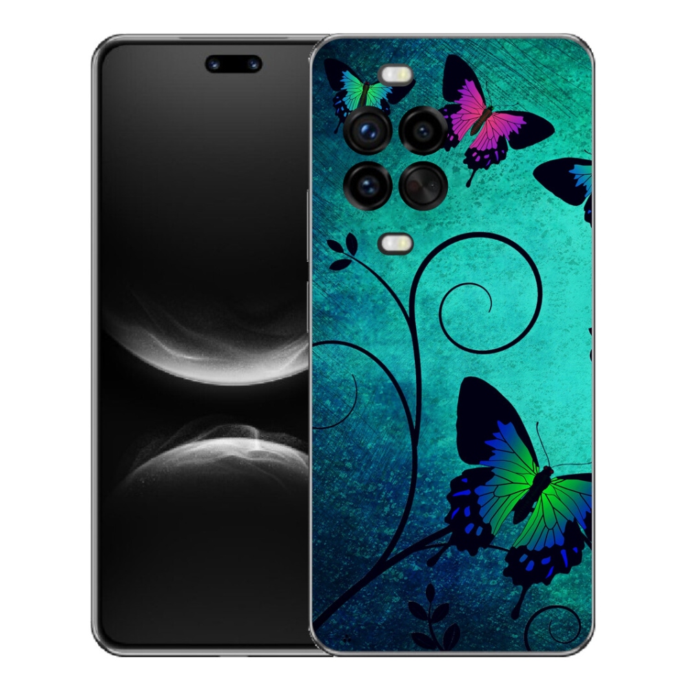 Gélový kryt mmCase na Huawei Nova 14 Pro - farební motýle
