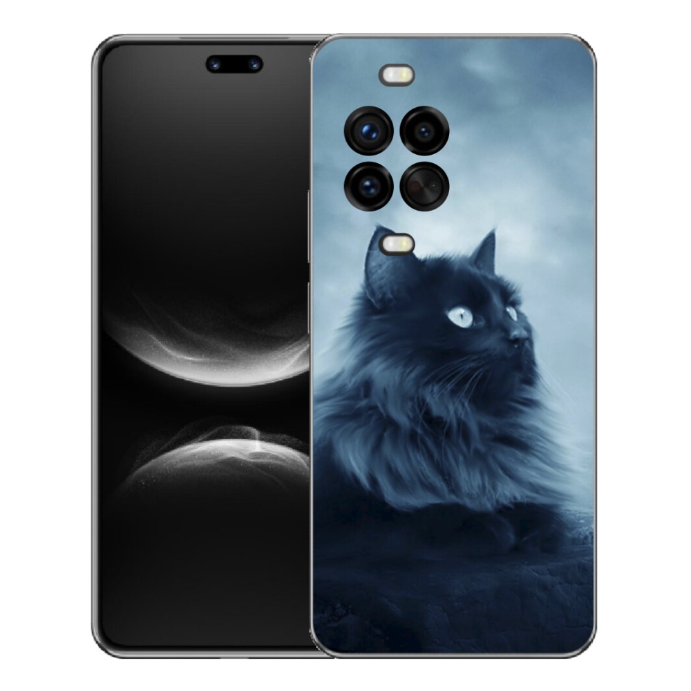 Gélový kryt mmCase na Huawei Nova 14 Pro - čierna mačka 1