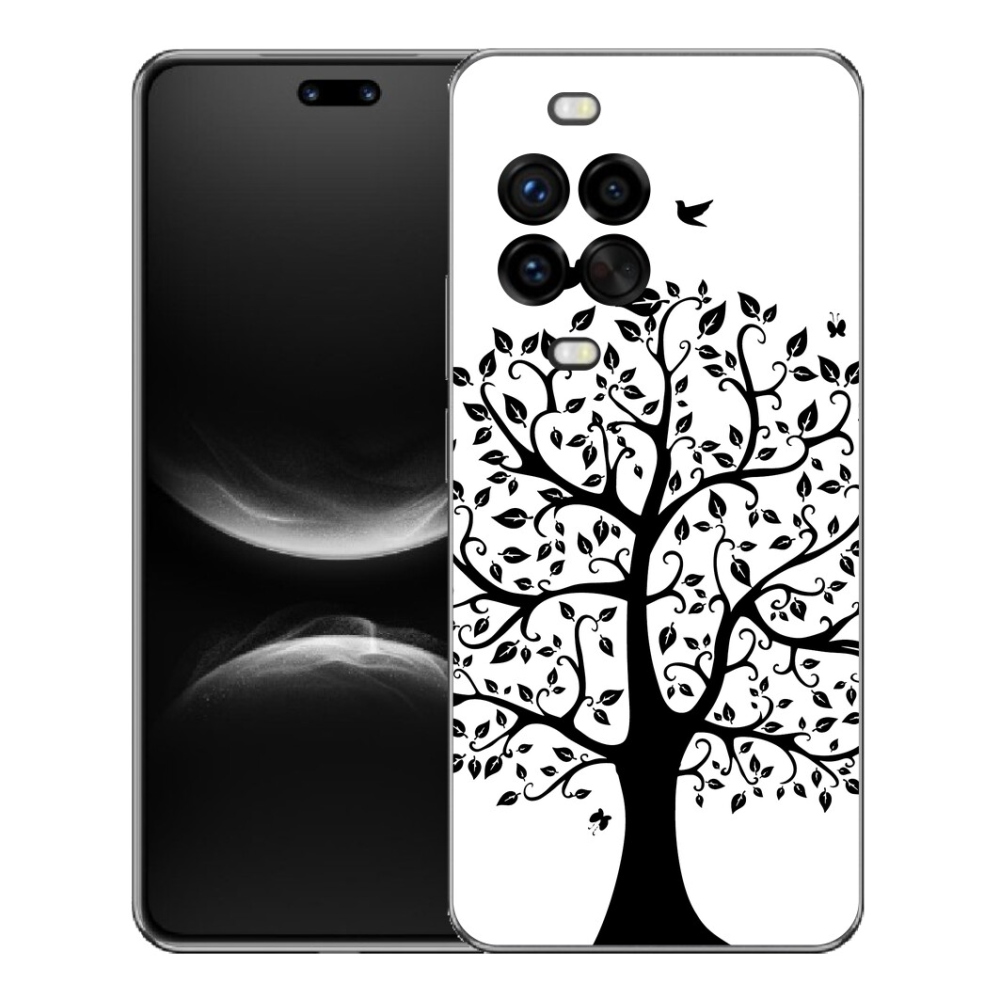 Gélový kryt mmCase na Huawei Nova 14 Pro - čiernobiely strom
