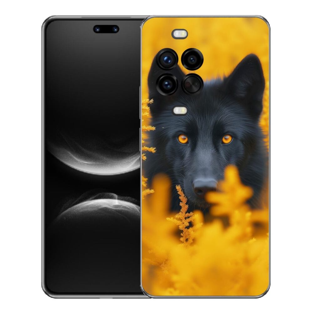 Gélový kryt mmCase na Huawei Nova 14 Pro - čierny vlk 2