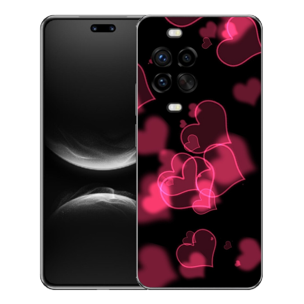 Gélový kryt mmCase na Huawei Nova 14 Pro - červené srdiečka