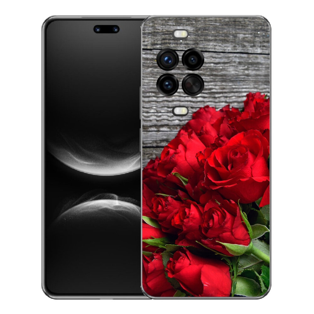 Gélový kryt mmCase na Huawei Nova 14 Pro - červené ruže
