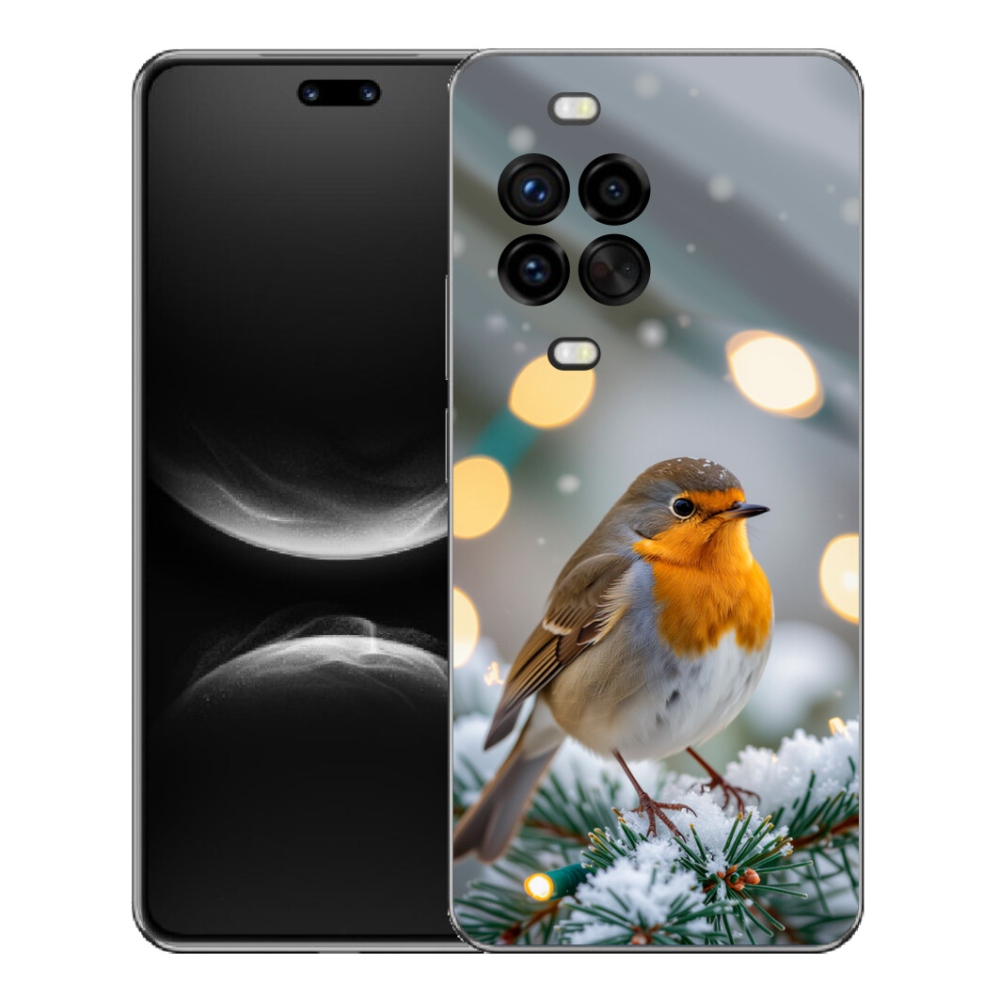 Gélový kryt mmCase na Huawei Nova 14 Pro - červienka v zime
