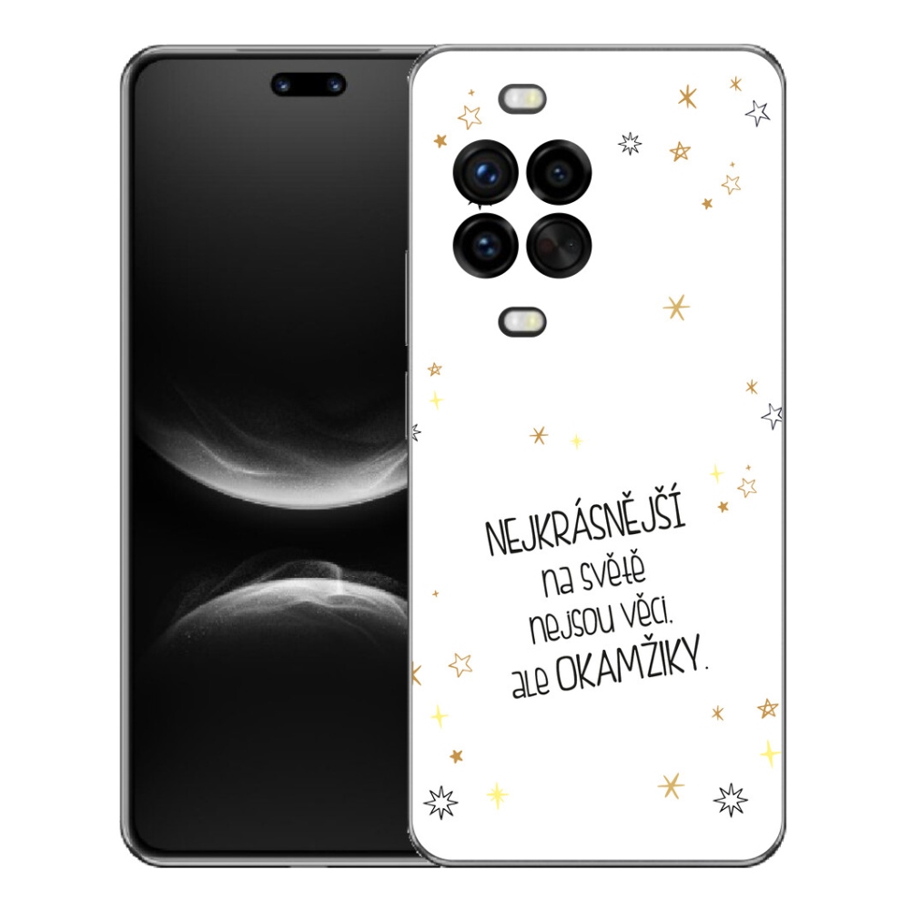 Gélový kryt mmCase na Huawei Nova 14 Pro - citát 4 biele pozadie