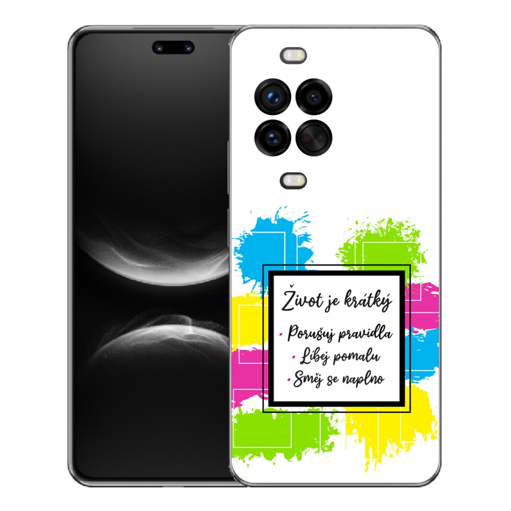 Gélový kryt mmCase na Huawei Nova 14 Pro - citát 5 biele pozadie