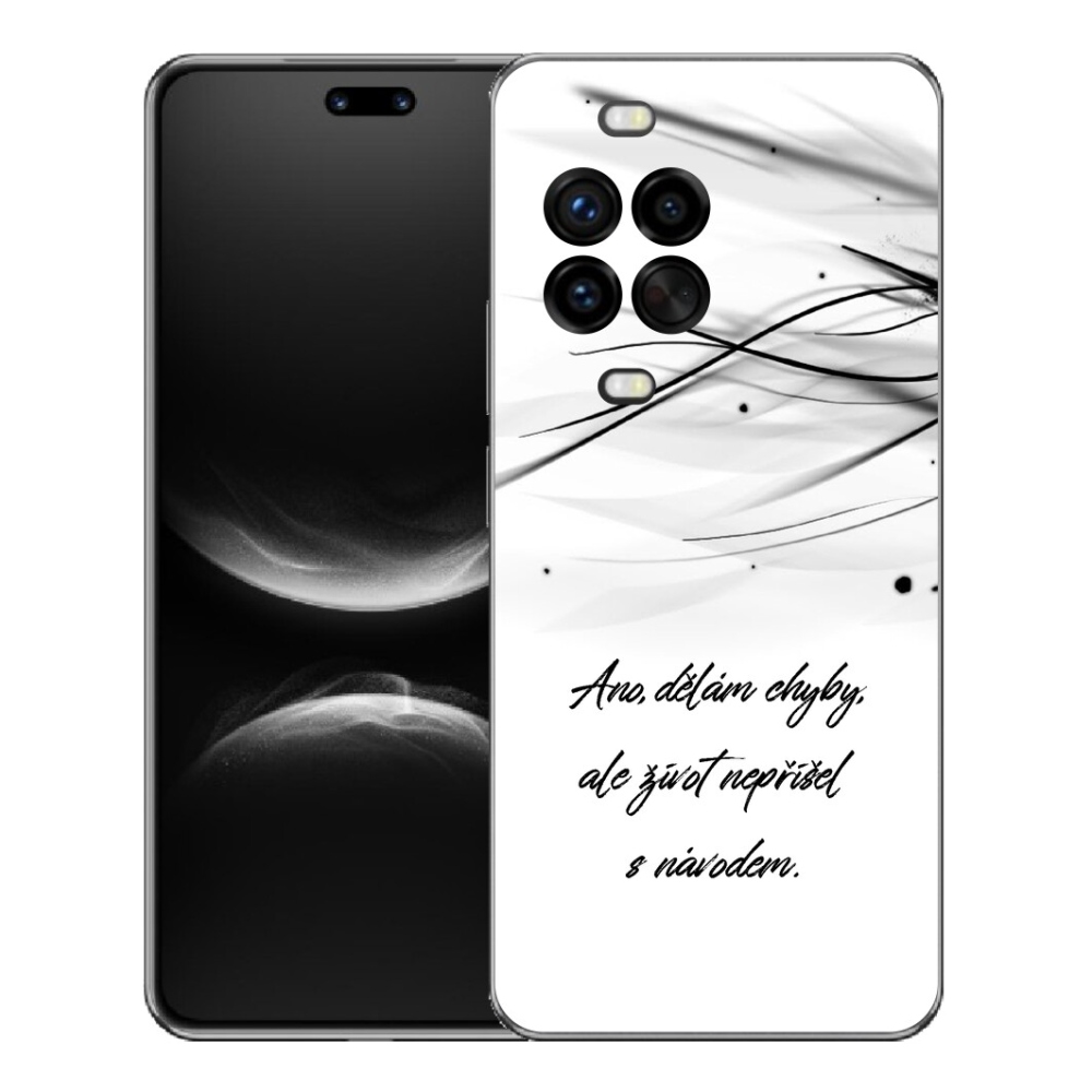 Gélový kryt mmCase na Huawei Nova 14 Pro - citát biele pozadie