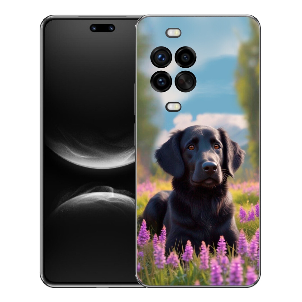 Gélový kryt mmCase na Huawei Nova 14 Pro - elegantný čierny retriever