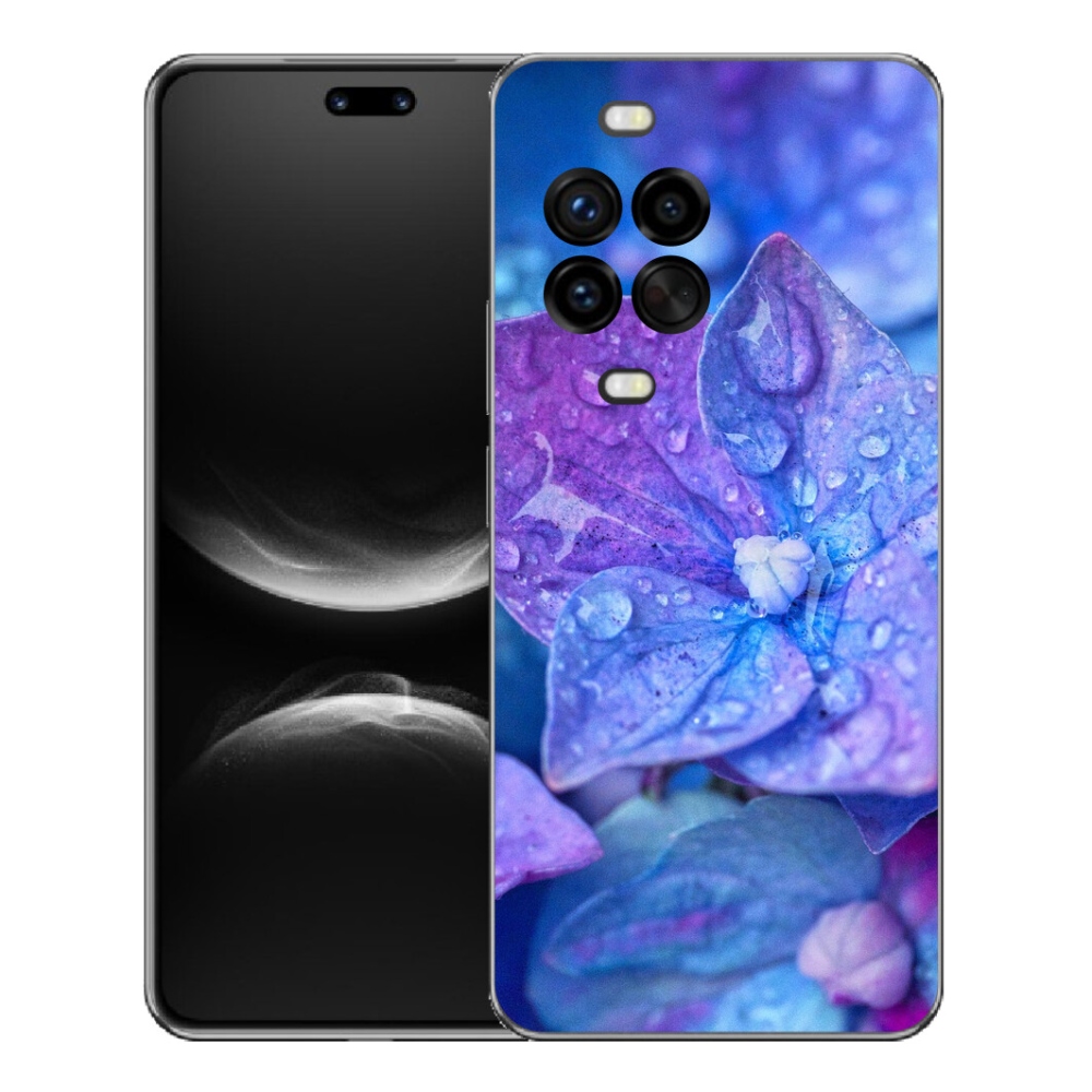 Gélový kryt mmCase na Huawei Nova 14 Pro - fialový kvet
