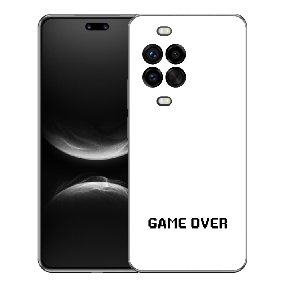Gélový kryt mmCase na Huawei Nova 14 Pro - game over biele pozadie
