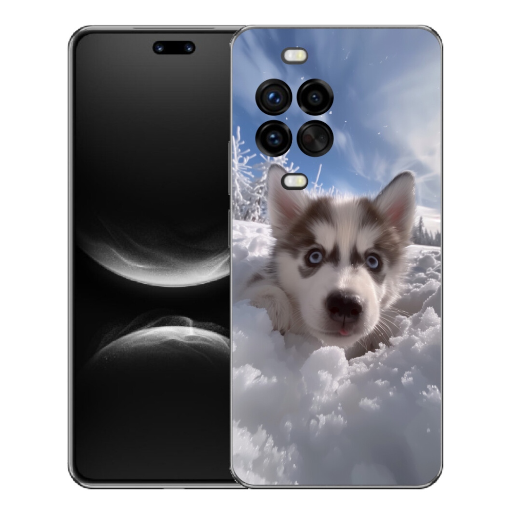 Gélový kryt mmCase na Huawei Nova 14 Pro - husky v snehu
