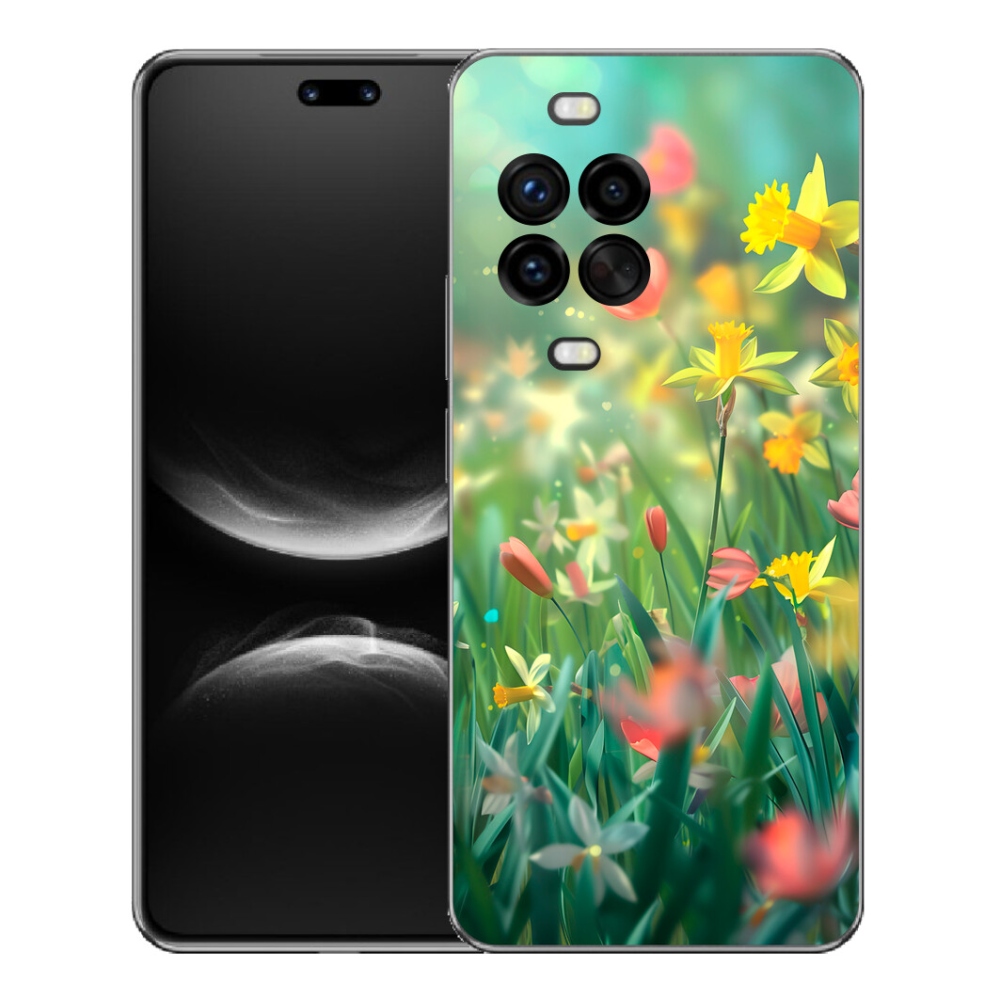 Gélový kryt mmCase na Huawei Nova 14 Pro - jarné kvety